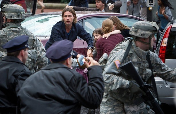 Brad Pitt in World War Z
