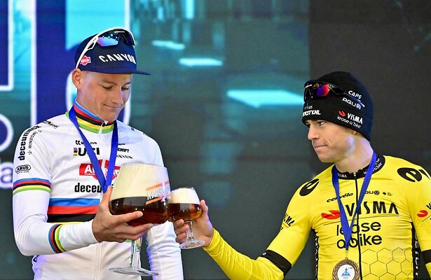 Wout van Aert en Mathieu van der Poel