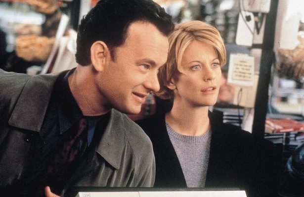 Tom Hanks en Meg Ryan in You've Got Mail