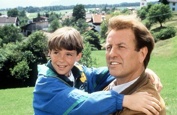 Harald Krassnitzer en Manuel Guggenberger in Der Bergdoktor