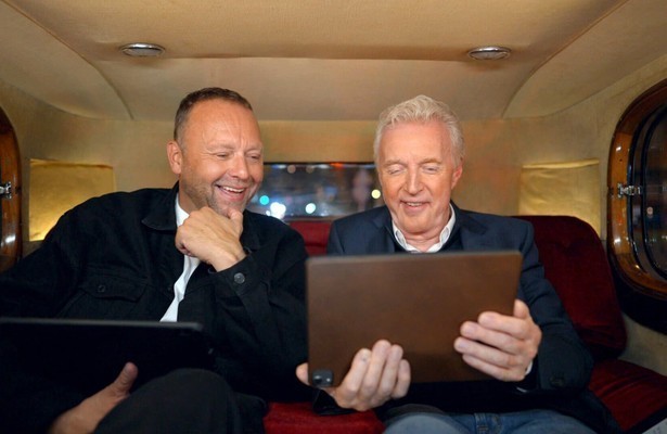 Richard Groenendijk & André van Duin in Bij Van Duin op de Achterbank