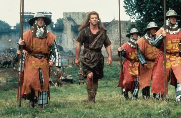 Mel Gibson in Braveheart