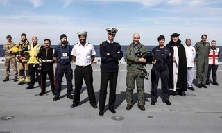 Britain's biggest warship: Goes to sea