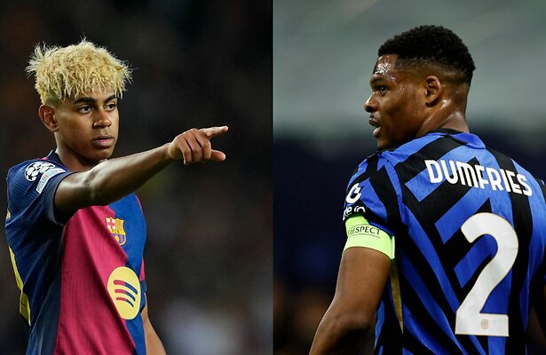 Lamine Yamal en Denzel Dumfries