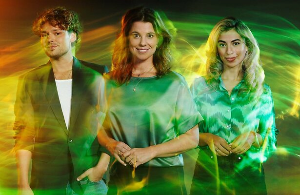 Soy Kroon, Roos Moggré en Hila Noorzai voor De Wereld van Morgen