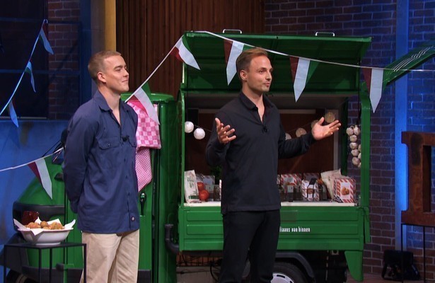 Daan en Merijn in Dragon's Den