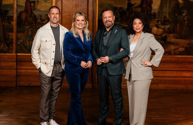 Lennart, Eveline, Carlo en Anne