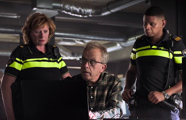 Oda Spelbos als Marion, Bert Apeldoorn als Larry Konings en Sergio Romero IJssel als Romeo