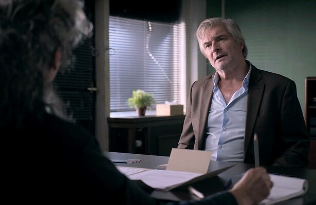 Victor Reinier in zijn rol als Floris Wolfs in zijn laatste seizoen in Flikken Maastricht.