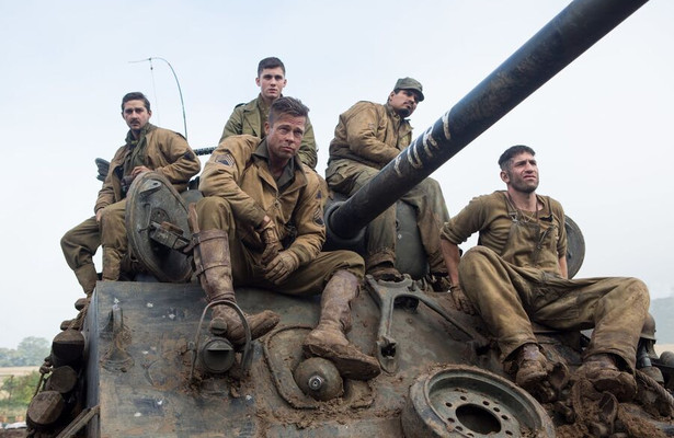 Brad Pitt en overige acteurs Fury