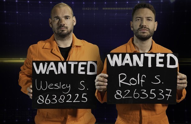 Wesley Sneijder en Rolf Sanchez in Het Jachtseizoen
