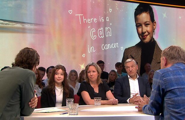 Jade Kops in gesprek met Renze.