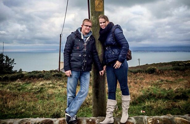 Boer Jan en Rianne op citytrip naar Dublin in 2015.