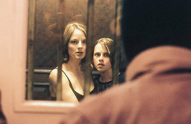Jodie Foster en Kristen Stewart in Panic Room