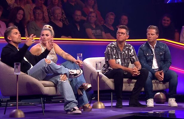 André, Roxeanne, Kees en Danny in DNA Singers