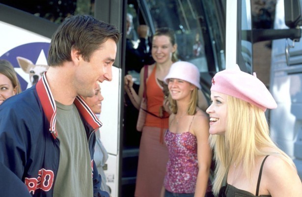 Luke Wilson en Reese Witherspoon in Legally Blonde