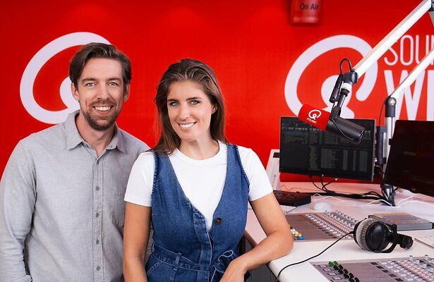Mattie & Marieke bij de ochtendshow van Q.