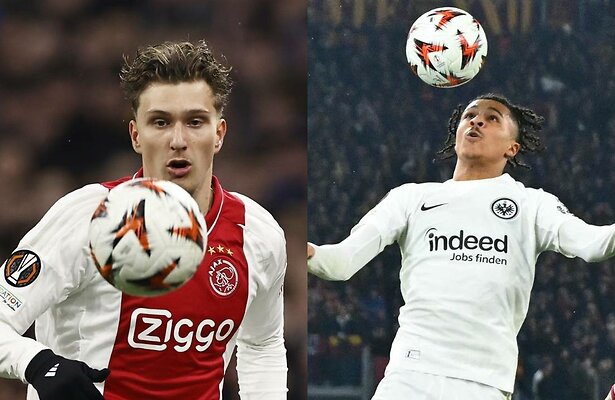 Mika Godts (Ajax) & Jean-Matteo Bahoya (Eintracht Frankfurt)