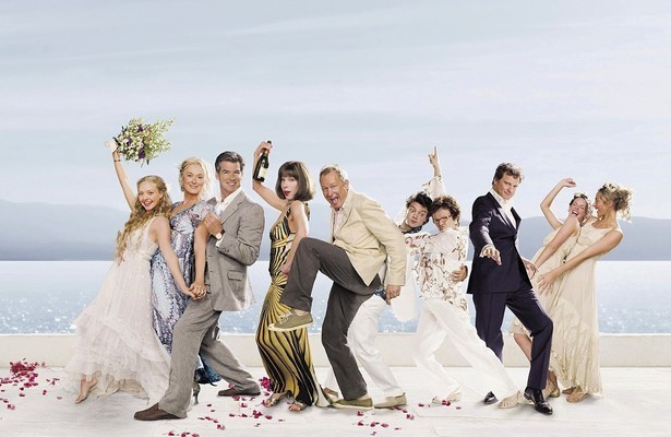 Cast van Mamma Mia! met o.a. Amanda Seyfried & Meryl Streep