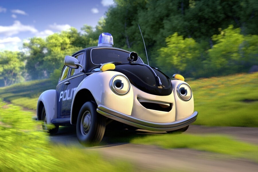 Pelle de politiewagen rijdt weer uit