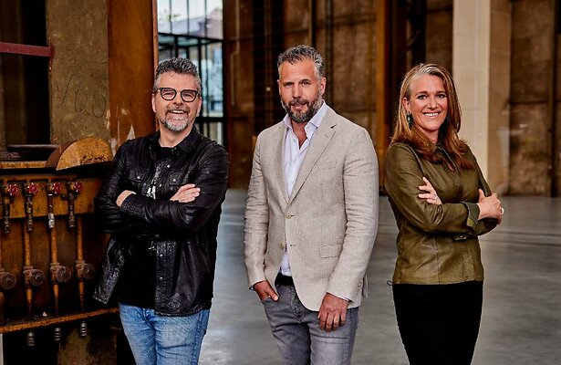 William Rutten, Tijl Beckand en Cynthia Boll in Het Perfecte Plaatje