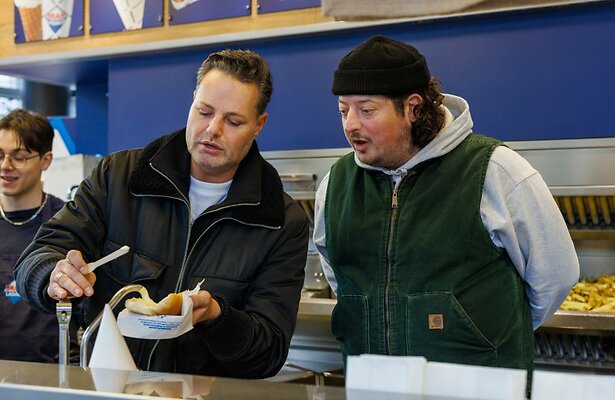 Perry de Man en Fred van Leer voor Guilty Pleasures to Go