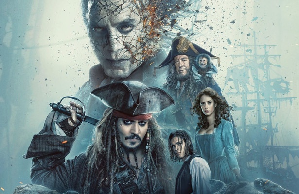 Johnny Depp en overige acteurs Pirates of the Caribbean: Salazar's Revenge