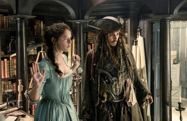 Kaya Scodelario met Johnny Depp in Pirates of the Caribbean: Salazar's Revenge