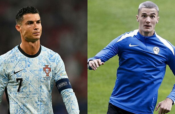 Cristiano Ronaldo va Portugal en Benjamin Sesko van Slovenië