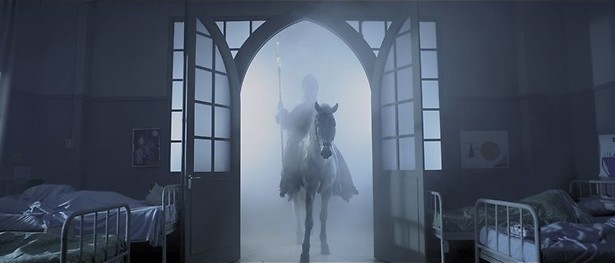 Huub Stapel als horrorsint