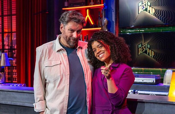 Diederik Ebbinge en Angelique Houtveen voor The Best of Pop