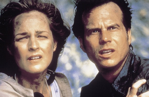 Helen Hunt en Bill Paxton in Twister