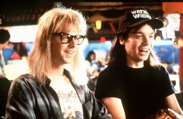 Mike Myers en Dana Carvey in Wayne's World