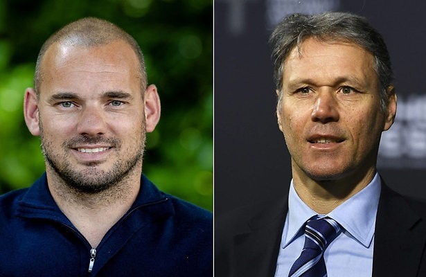 Wesley Sneijder en Marco van Basten analyseren EK bij NOS