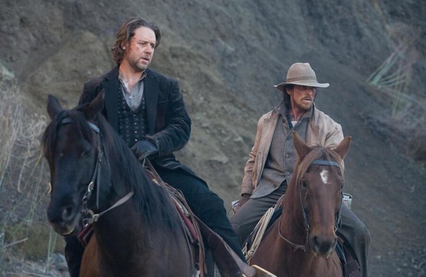 Russell Crowe en Christian Bale in 3:10 to Yuma