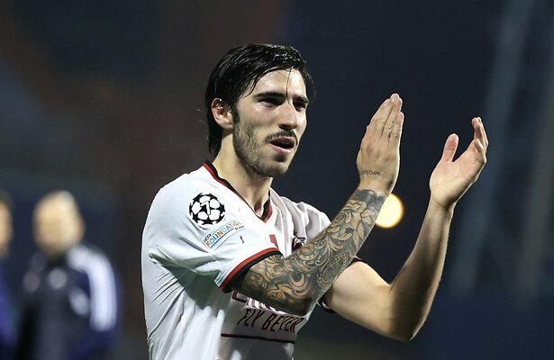 Sandro Tonali van AC Milan