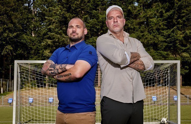 Wesley Sneijder en Andy van der Meijde