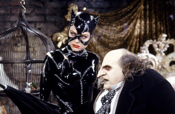 Michelle Pfeiffer en Danny De Vito in Batman Returns