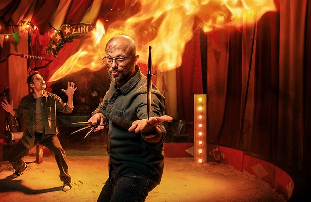 Staf en Mathias Coppens voor Code van Coppens