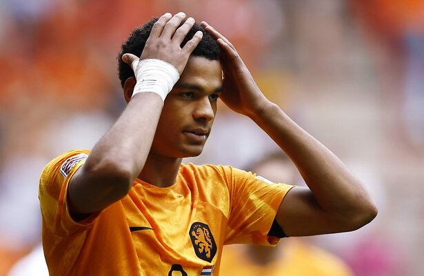 Cody Gakpo voor het Nederland Elftal