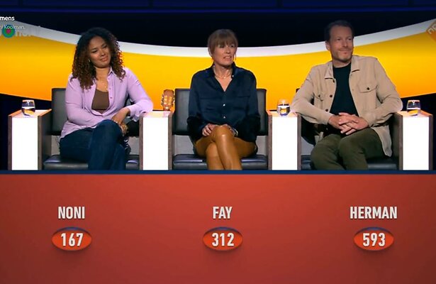 Herman van der Zandt was op dreef in De Slimste Mens.