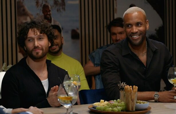 Diego en Cyrano tijdens de reünie van Prince Charming 2023