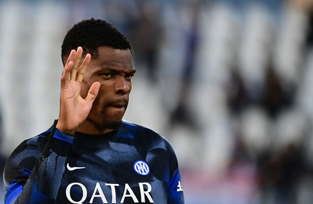 Denzel Dumfries voor Inter Milan