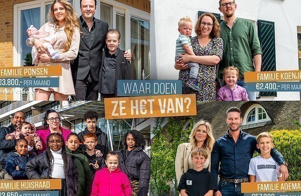 Families van het derde seizoen van Waar doen ze het van?
