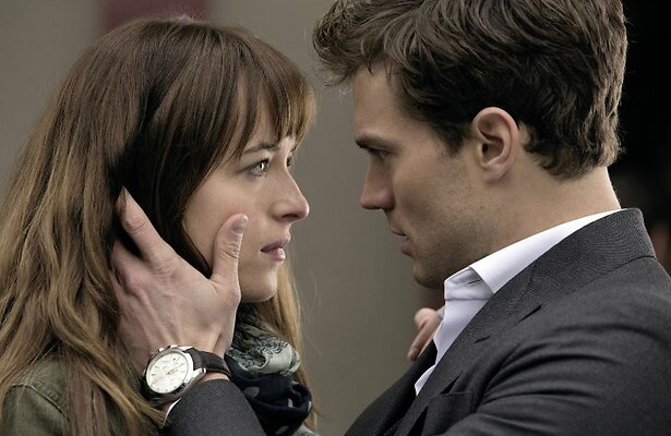 Christian Grey en Dakota Johnson