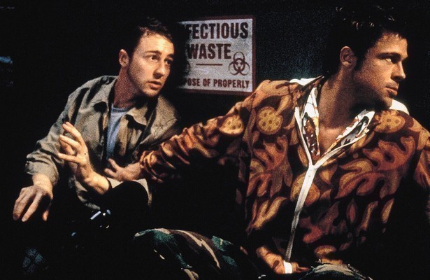 Edward Norton en Brad Pitt in Fight Club