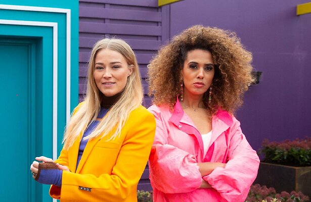 Geraldine Kemper en Tatyana Beloy voor Big Brother