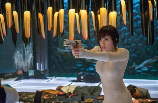 Scarlett Johansson in Ghost in the Shell