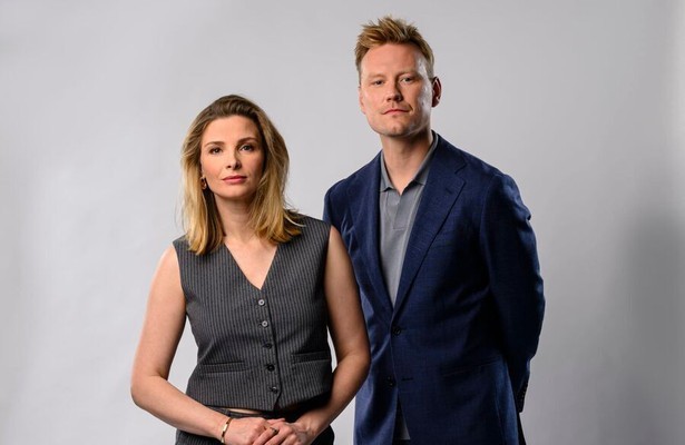 Sam Hagens en Welmoed Sijtsma voor Goedenavond Nederland