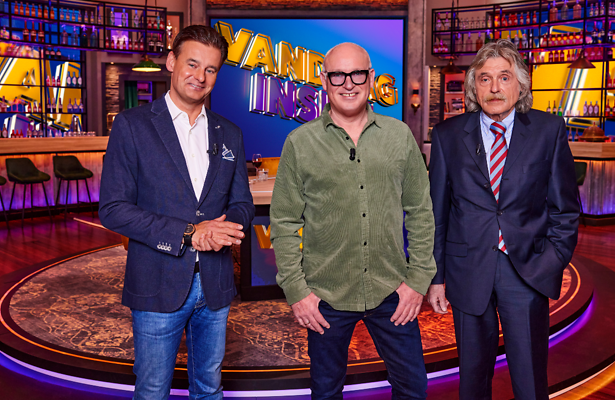 Wilfred Genee, René van der Gijp, Johan Derksen in vanaf november in De Oranjewinter.